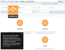 Tablet Screenshot of inmogredos.com